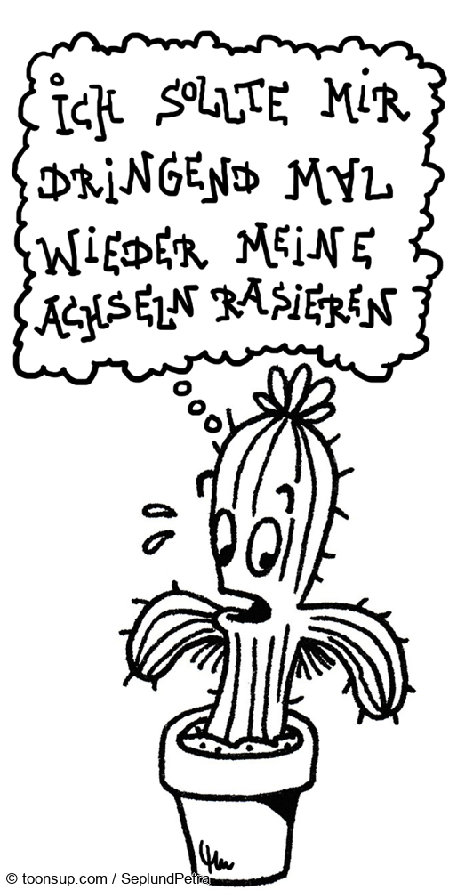 Cartoon: Ein paar Pflanzen 2