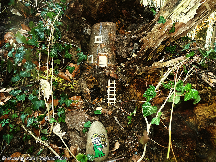 Illustration: Dialoge im Wald 8
