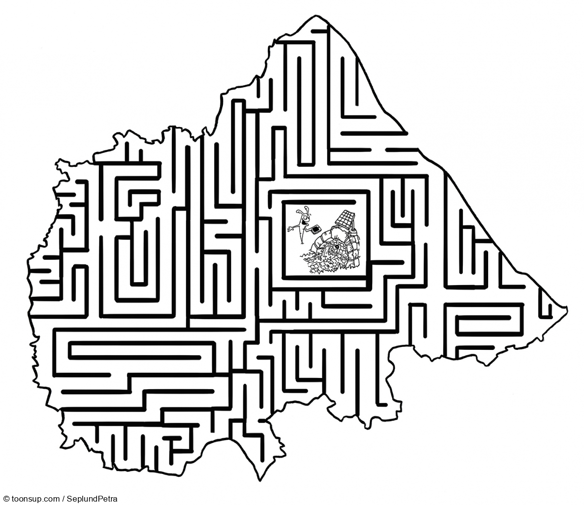 Illustration: Amtsgebietsinterpretationen 6