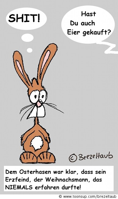 Cartoon: Ostereinkäufe 1