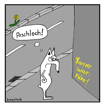 Cartoon: Revierverhalten 1