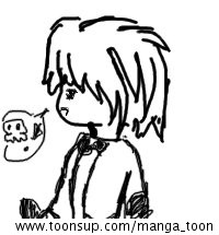 Illustration: im sitzen 1