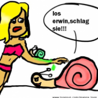 schlag sie!