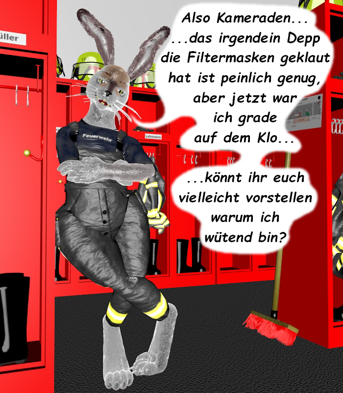 Karrikatur: Bereitschaft 1