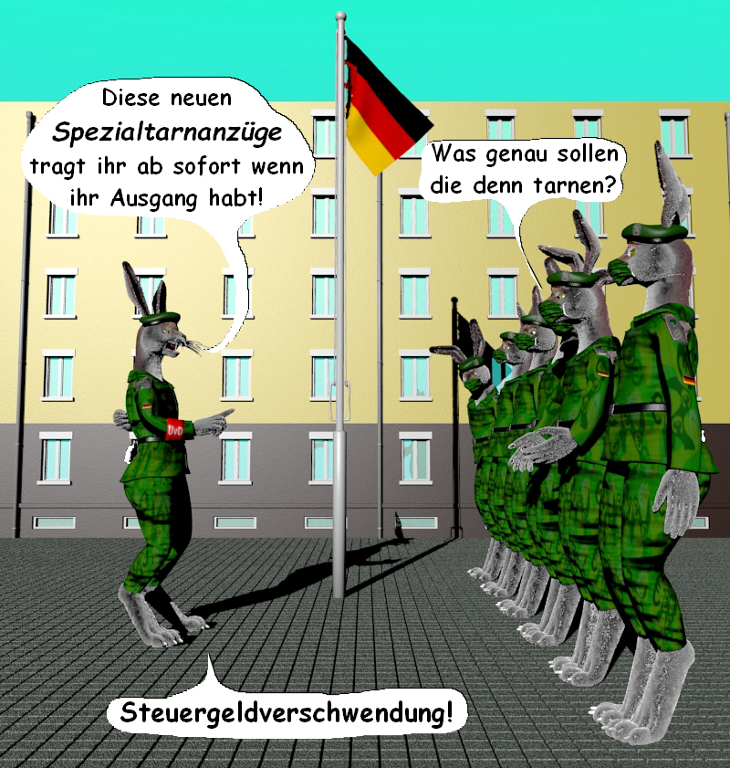 Karrikatur: Tarnung ist alles 1