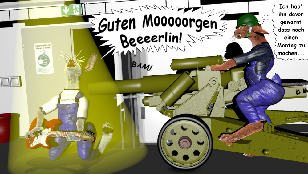 Cartoon: Montag Morgen 1