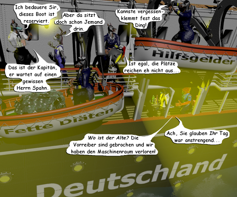Cartoon: Deutsche Effizienz 1