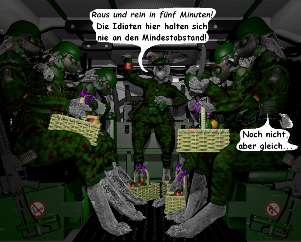 Cartoon: Ostern in Brandenburg 1
