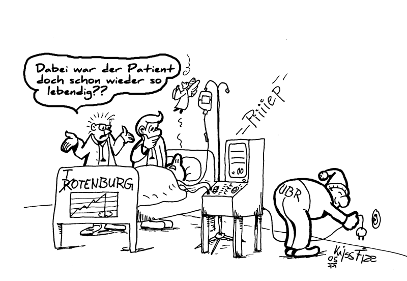 Karrikatur: Lokalpolitisches Thema 1