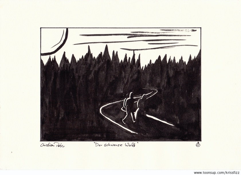 Illustration: Der schwarze Wald 1