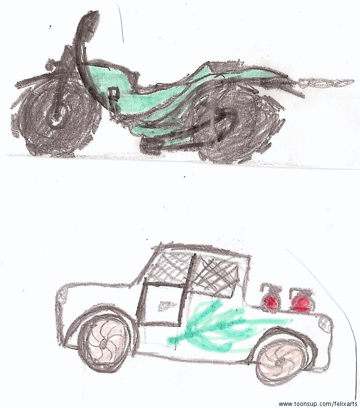 Concept Art / Character Design: Autos & Motorräder 2