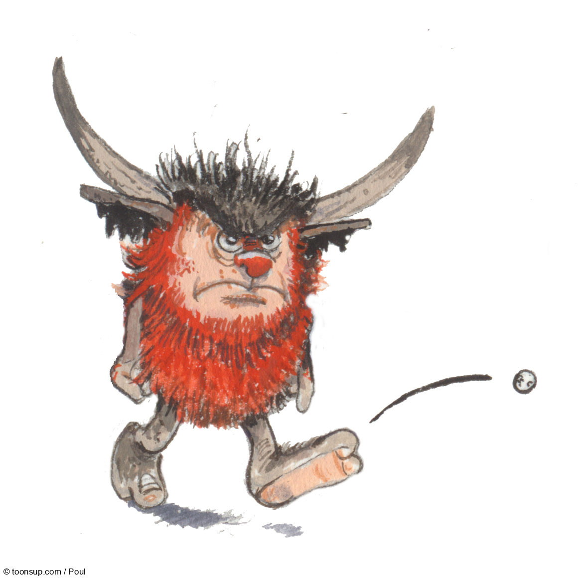 Concept Art / Character Design: ein Flutschie "Marlon Brandon" in Aktion 5