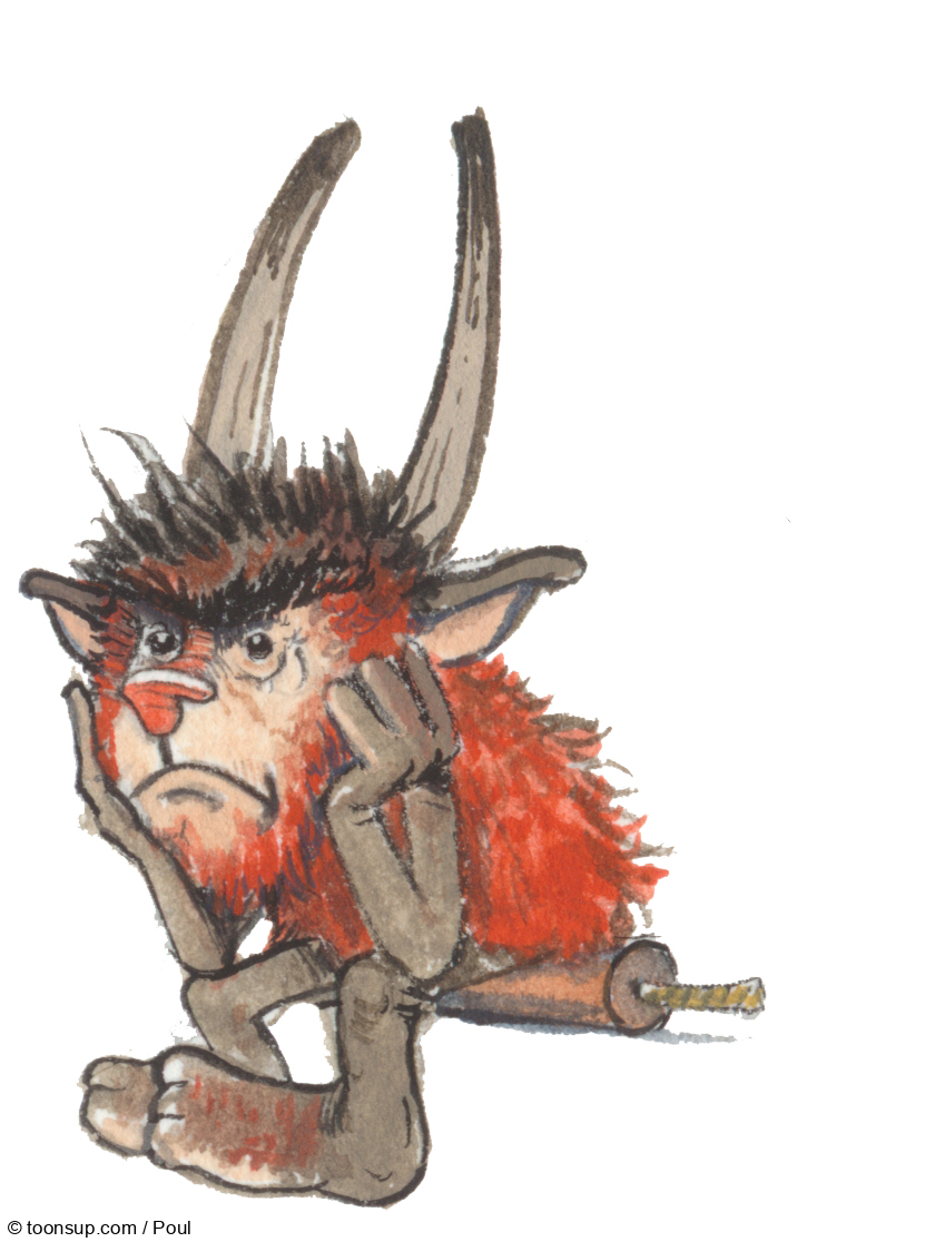 Concept Art / Character Design: ein Flutschie "Marlon Brandon" in Aktion 6
