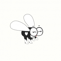Molly - Biene | Cartoon | Comic | Zeichnung | Zeichentrick