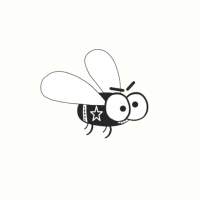 Officer Parker - Fliege | Cartoon | Comic | Zeichnung