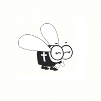 Nonne - Hummel | Cartoon | Comic | Zeichnung | Zeichentrick