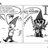 Sebasstian der Bass spielende Zwerg 3