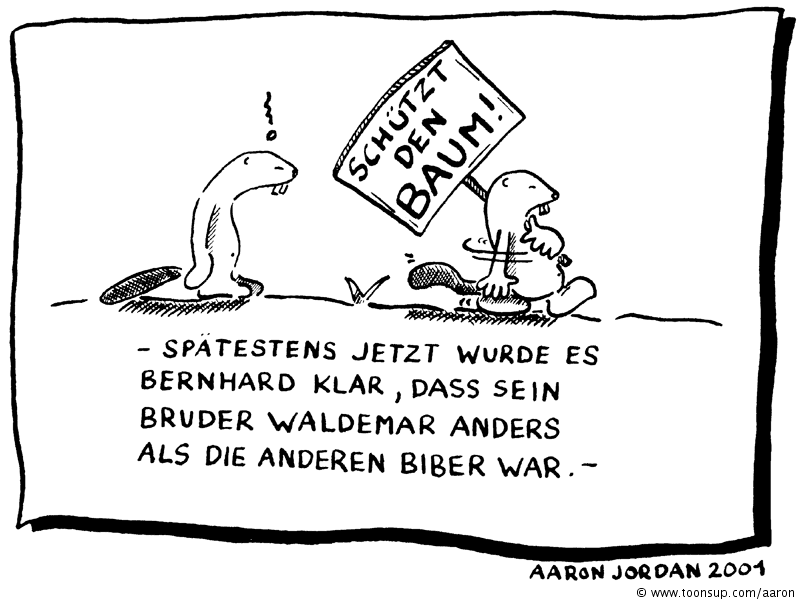 Cartoon: Bernhard Biber 1