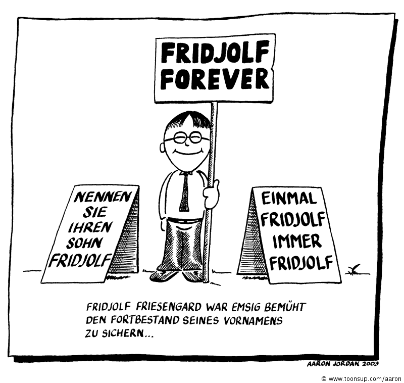 Cartoon: Fridjolf 1