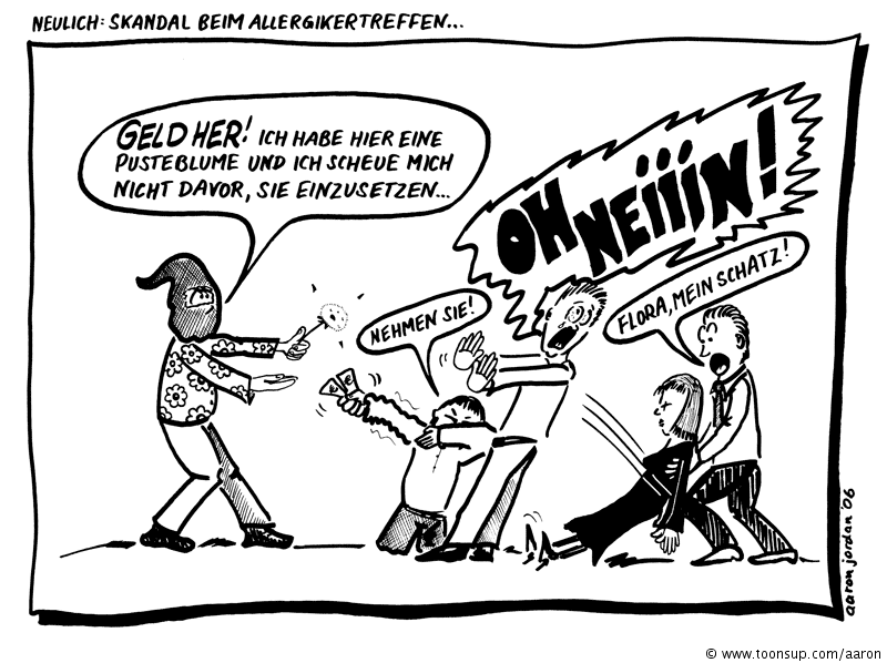Cartoon: Allergikertreffen 1