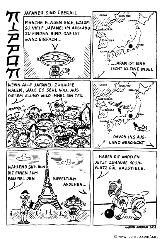 Comic: Nippon und das Ausland 1