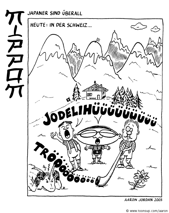 Comic: Nippon in der Schweiz 1