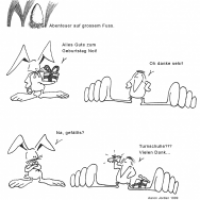 Noi erhält ein Geschenk