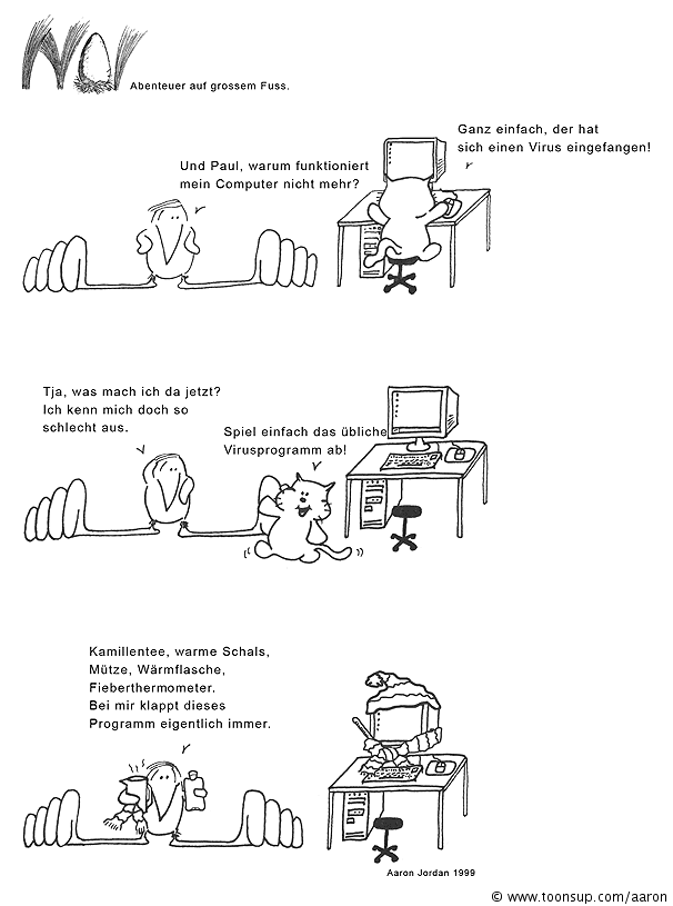 Comic: Noi´s Computervirus 1