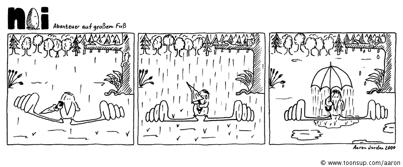 Comic: Noi steht im Regen 1