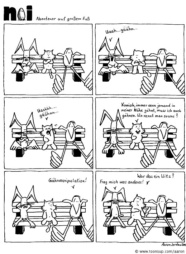 Comic: Noi & Freunde gähnen 1