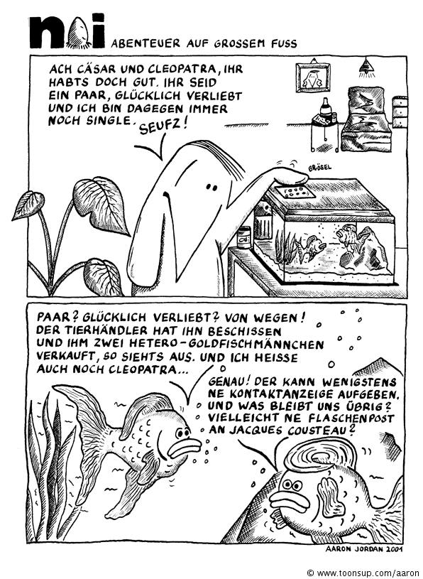 Comic: Noi als trauriger Single 1