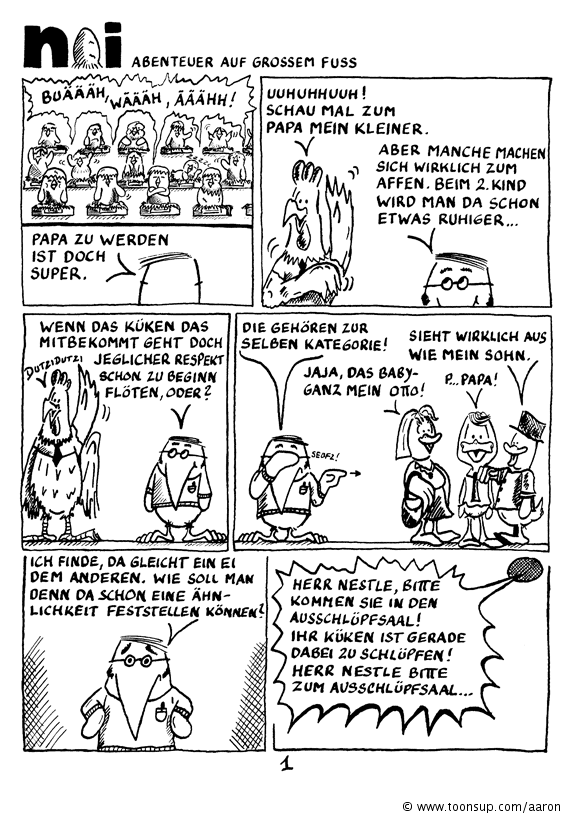 Comic: Noi´s Geburt, der Anfang 1