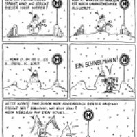 Noi wartet im Schnee