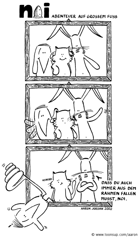 Comic: Noi fällt aus dem Rahmen 1