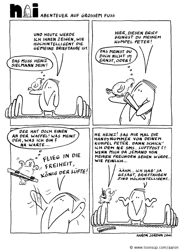 Comic: Noi meets Heinz Sielmann 1