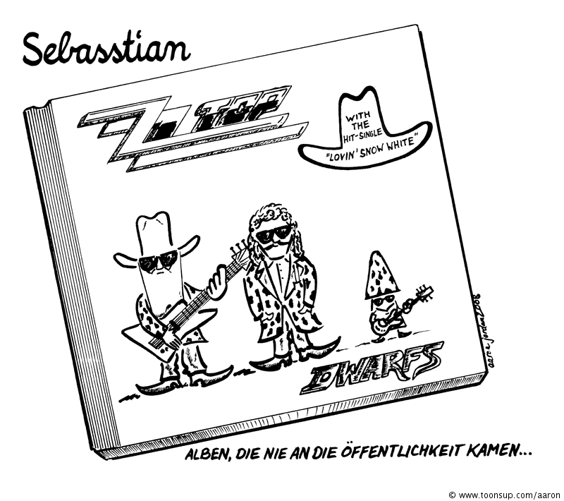 Cartoon: Sebasstian der Bass spielende Zwerg 12 1