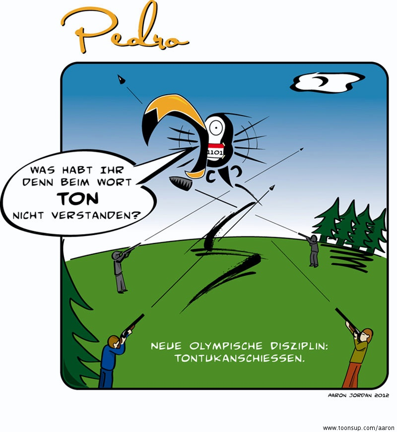 Cartoon: Pedro Animal Athletics 1