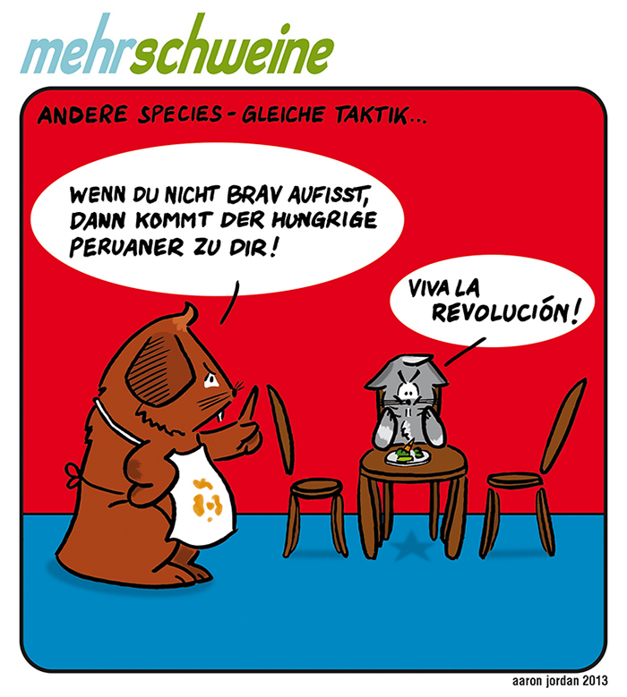 Cartoon: mehr schweine 9 1