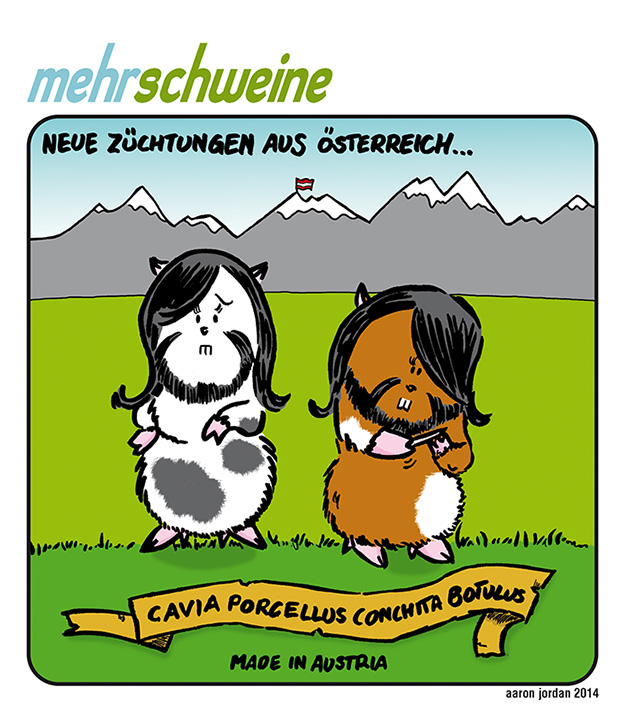 Cartoon: mehr schweine 18 1