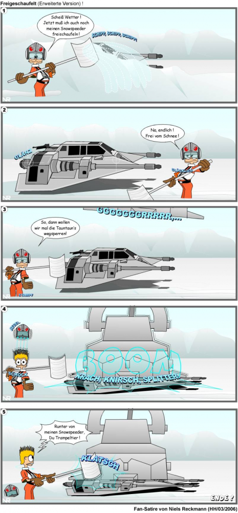 Cartoon: SW-Satire Freischaufeln 1