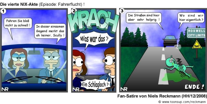 Comic: SF-Satire NIX-Akte (3) 1