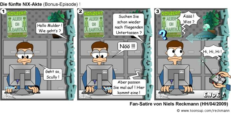 Comic: SF-Satire NIX-Akte (4) 1