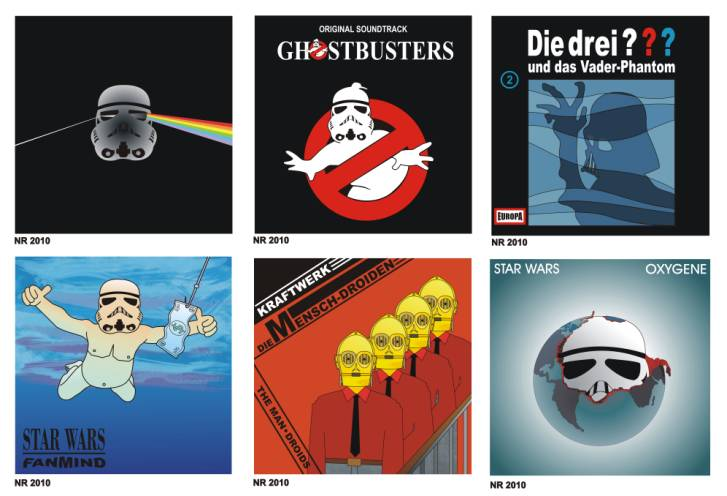 Illustration: Jedi-Con Platten-Satire 1