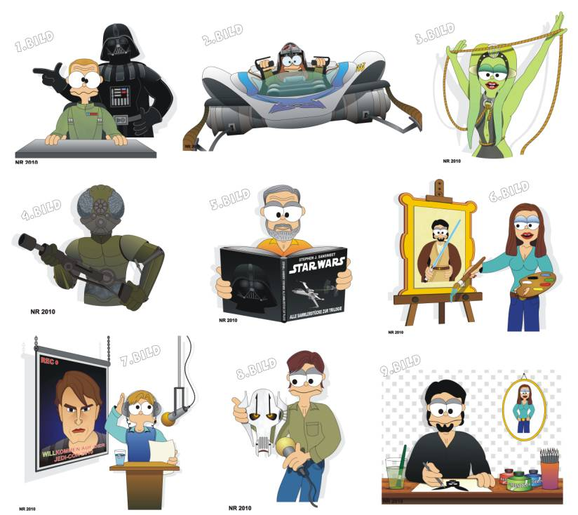 Cartoon: Jedi-Con Gaststar-Art 1