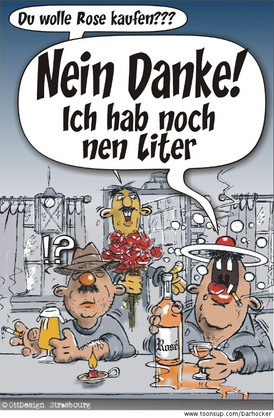 Cartoon: ROSE KAUFEN 1