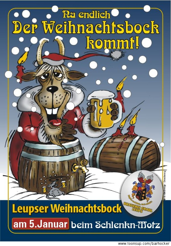 Cartoon: Der Weihnachtsbock 1