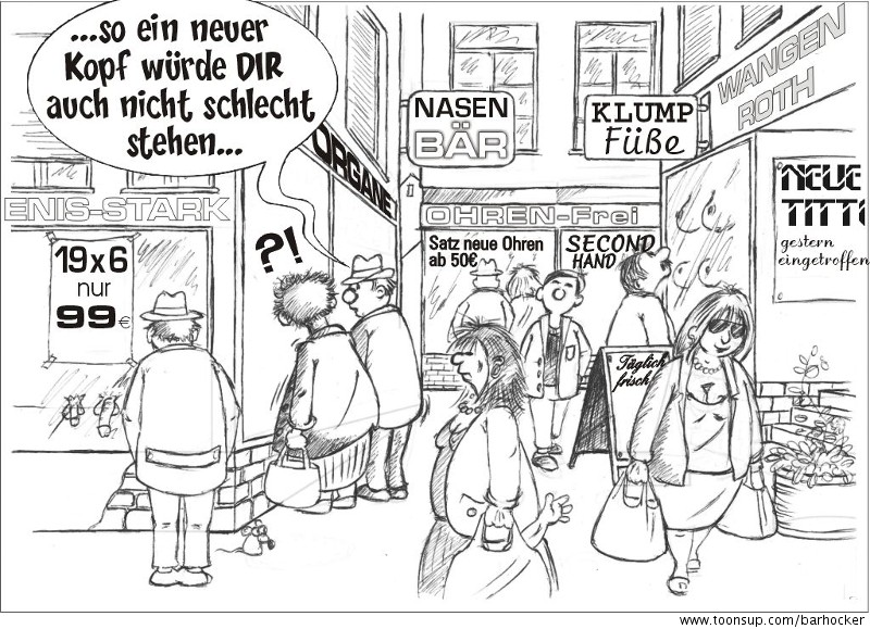 Cartoon: Der ORGANHANDEL blüht 1