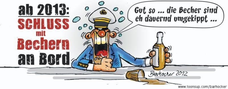 Cartoon: Schluss mit Bechern 1