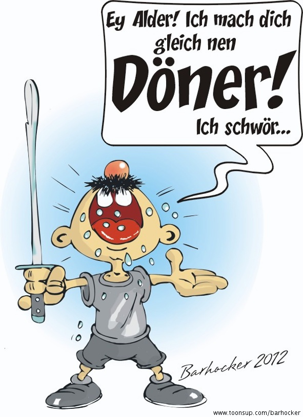Cartoon: Bedrohung 1