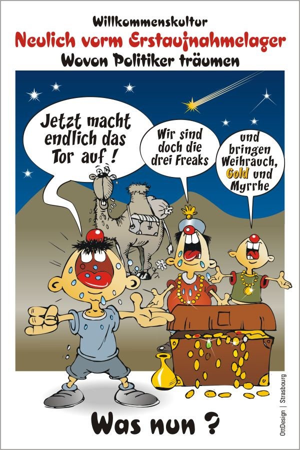 Cartoon: Willkommen 1